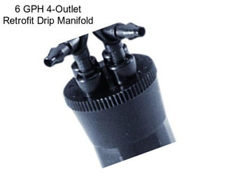 6 GPH 4-Outlet Retrofit Drip Manifold