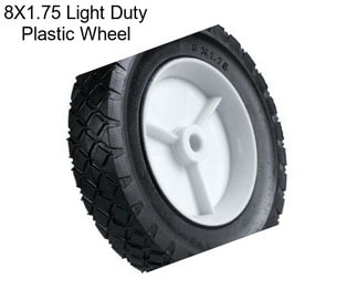8X1.75 Light Duty Plastic Wheel