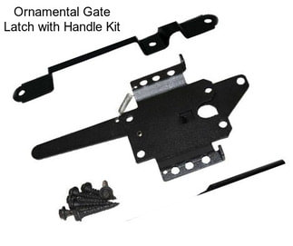 Ornamental Gate Latch with Handle Kit