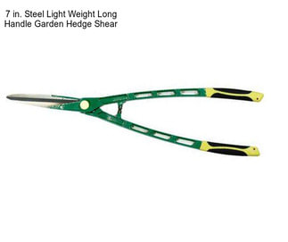 7 in. Steel Light Weight Long Handle Garden Hedge Shear