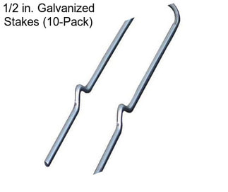 1/2 in. Galvanized Stakes (10-Pack)