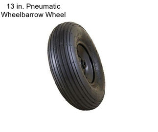 13 in. Pneumatic Wheelbarrow Wheel
