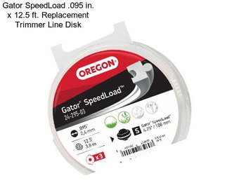 Gator SpeedLoad .095 in. x 12.5 ft. Replacement Trimmer Line Disk
