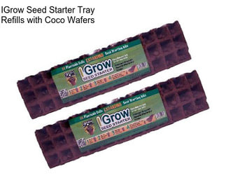 IGrow Seed Starter Tray Refills with Coco Wafers