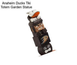 Anaheim Ducks Tiki Totem Garden Statue