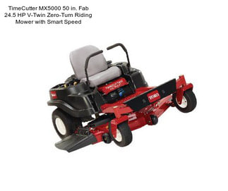 TimeCutter MX5000 50 in. Fab 24.5 HP V-Twin Zero-Turn Riding Mower with Smart Speed