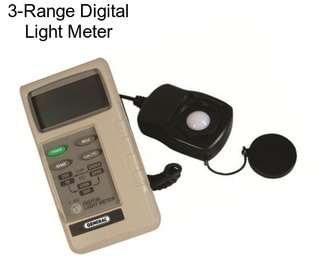 3-Range Digital Light Meter
