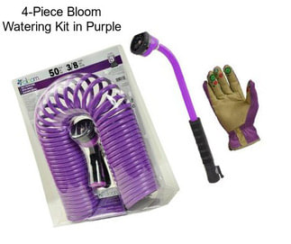 4-Piece Bloom Watering Kit in Purple