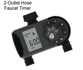 2-Outlet Hose Faucet Timer