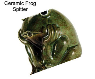 Ceramic Frog Spitter