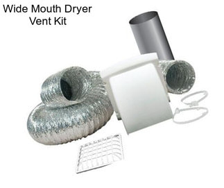 Wide Mouth Dryer Vent Kit