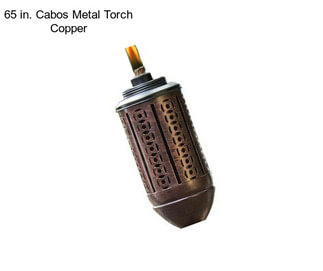 65 in. Cabos Metal Torch Copper