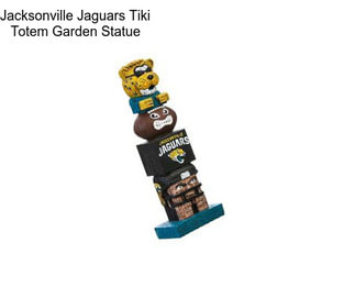 Jacksonville Jaguars Tiki Totem Garden Statue