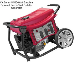 CX Series 5,500-Watt Gasoline Powered Recoil-Start Portable Generator
