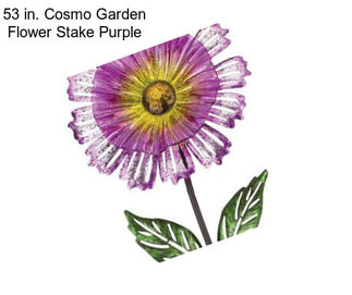 53 in. Cosmo Garden Flower Stake Purple