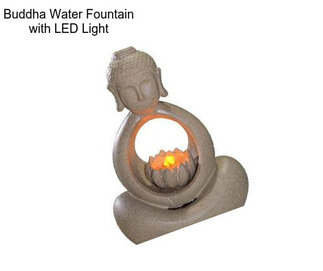 Buddha Water Fountain with LED Light