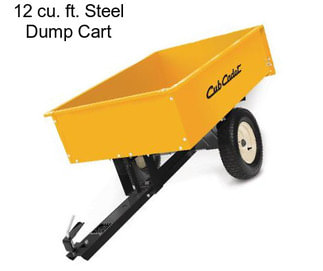 12 cu. ft. Steel Dump Cart