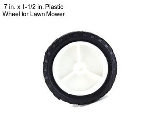 7 in. x 1-1/2 in. Plastic Wheel for Lawn Mower