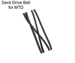 Deck Drive Belt for MTD