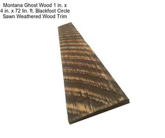 Montana Ghost Wood 1 in. x 4 in. x 72 lin. ft. Blackfoot Circle Sawn Weathered Wood Trim