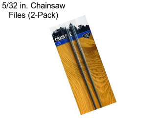 5/32 in. Chainsaw Files (2-Pack)