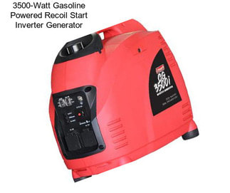 3500-Watt Gasoline Powered Recoil Start Inverter Generator