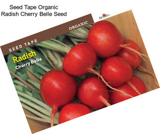 Seed Tape Organic Radish Cherry Belle Seed