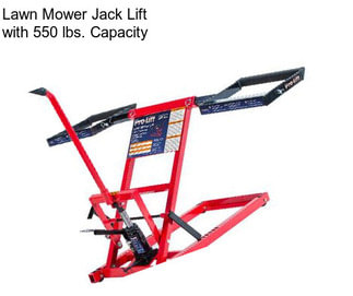 Lawn Mower Jack Lift with 550 lbs. Capacity