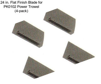 24 in. Flat Finish Blade for PK0102 Power Trowel (4-pack)