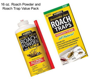 16 oz. Roach Powder and Roach Trap Value Pack