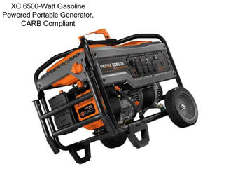 XC 6500-Watt Gasoline Powered Portable Generator, CARB Compliant