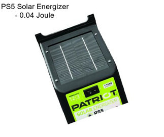 PS5 Solar Energizer - 0.04 Joule