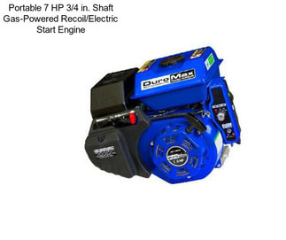 Portable 7 HP 3/4 in. Shaft Gas-Powered Recoil/Electric Start Engine