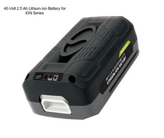 40-Volt 2.5 Ah Lithium-Ion Battery for iON Series