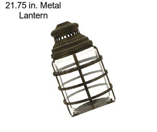 21.75 in. Metal Lantern