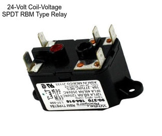 24-Volt Coil-Voltage SPDT RBM Type Relay