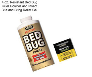 4 oz. Resistant Bed Bug Killer Powder and Insect Bite and Sting Relief Gel