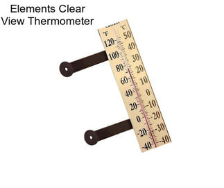 Elements Clear View Thermometer