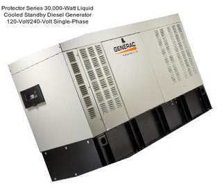 Protector Series 30,000-Watt Liquid Cooled Standby Diesel Generator 120-Volt/240-Volt Single-Phase