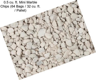 0.5 cu. ft. Mini Marble Chips (64 Bags / 32 cu. ft. / Pallet)