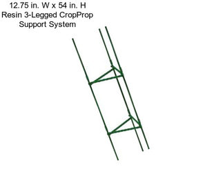 12.75 in. W x 54 in. H Resin 3-Legged CropProp Support System