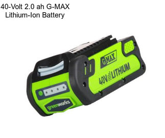 40-Volt 2.0 ah G-MAX Lithium-Ion Battery