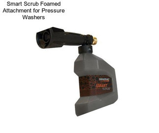 Smart Scrub Foamed Attachment for Pressure Washers