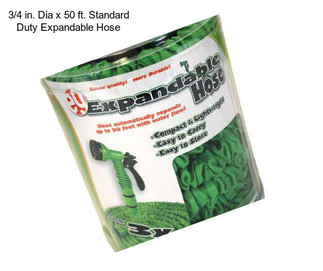 3/4 in. Dia x 50 ft. Standard Duty Expandable Hose
