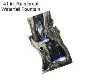 41 in. Rainforest Waterfall Fountain