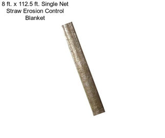 8 ft. x 112.5 ft. Single Net Straw Erosion Control Blanket