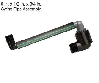 6 in. x 1/2 in. x 3/4 in. Swing Pipe Assembly