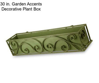 30 in. Garden Accents Decorative Plant Box