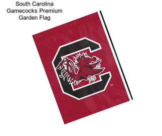 South Carolina Gamecocks Premium Garden Flag