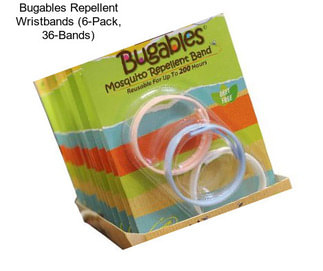 Bugables Repellent Wristbands (6-Pack, 36-Bands)